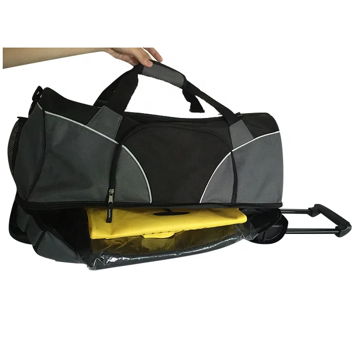 
Travel Lightweight Polyester Trolley Rolling Travel Bag 