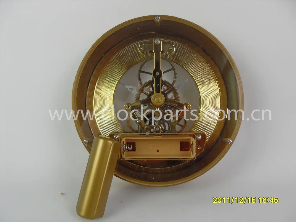 Skeleton clock insert transparent clock head quartz clock mechanism movement with high quality