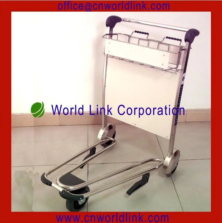 250kgs Hot Sale Stainless Steel Airport Trolley