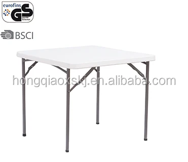 34inch plastic folding square table, outdoor leisure table, household dinning/game table