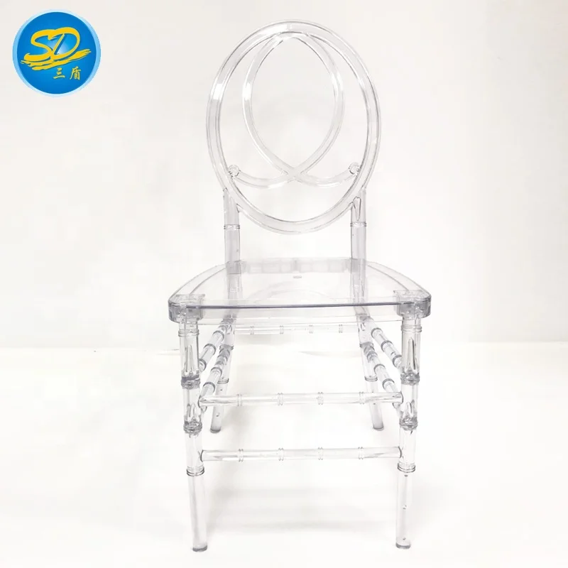 
5 Years Guarantee Crystal Clear PC Resin Event Rental Wedding Acrylic Pheonix Chair 