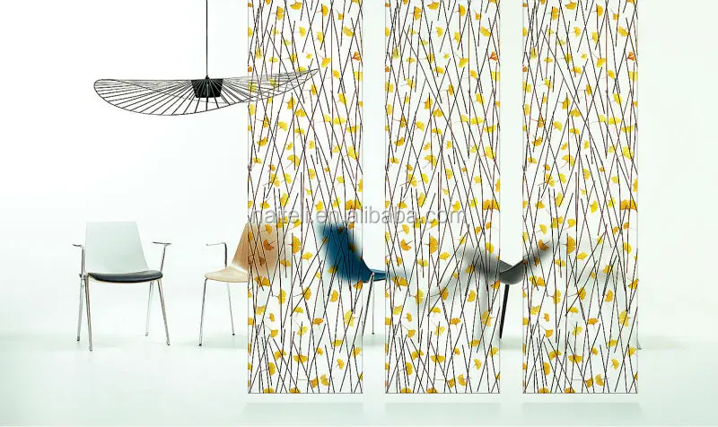 Interior Acrylic Laminated Natural Textile Transparent Plastic Doors