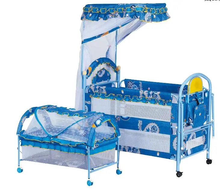 Wholesale baby double bed wooden baby cot baby bed crib