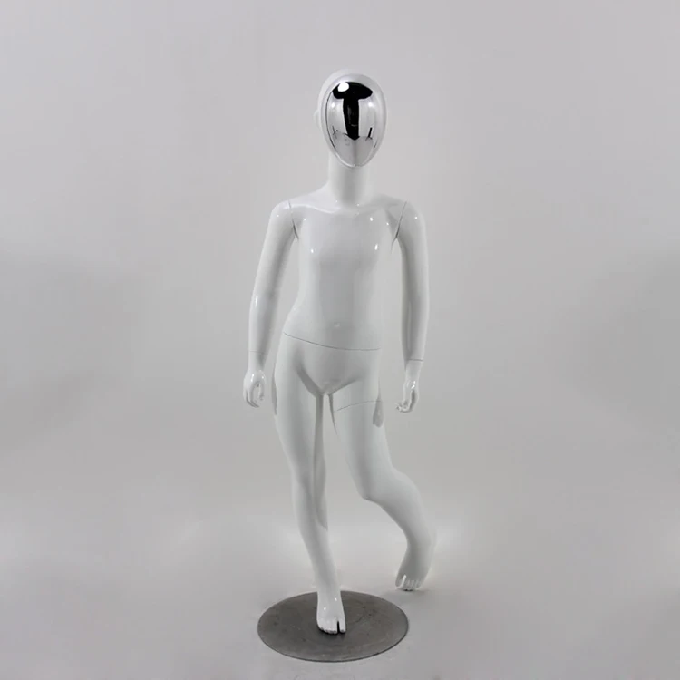 Child Display Clothes Mannequin White Boy Model Full Body Kids Plastic Standing Child Full Body Mannequin For Clothing