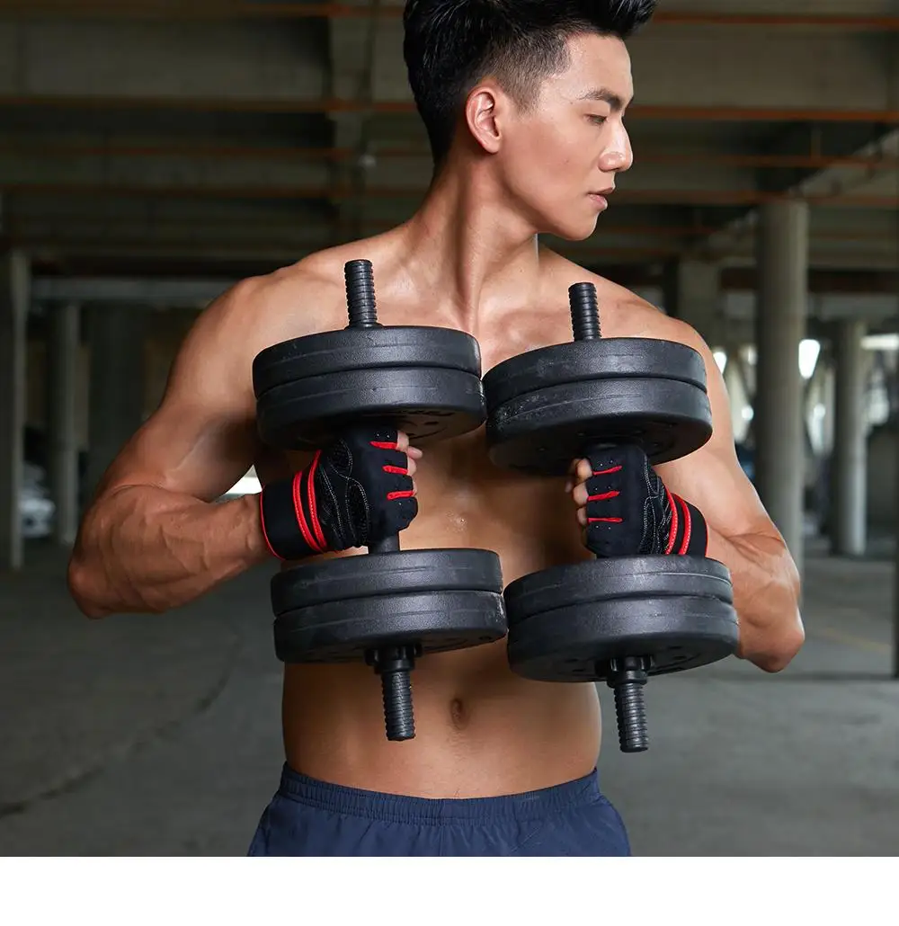 Custom logo summer sport bodybuilding wrist support wraps fingerless men gym weight lifting gloves