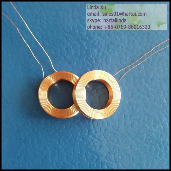 strong production capacity inductive loops air cored induction coil high Q self-bonding vending machine winding coil