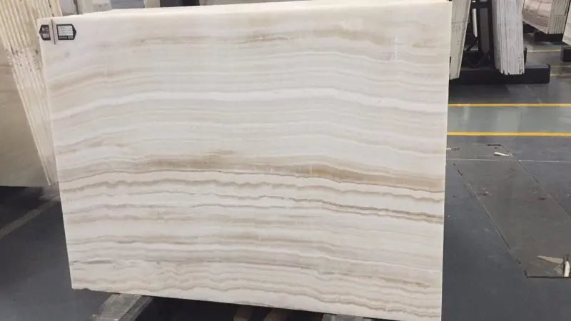 white onyx marble slab