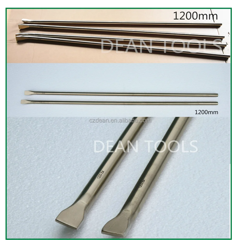 
sparkless non sparking crowbar hand tools pinch bar ,pry bar center punch 