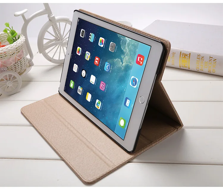 Shockproof protective stand cover for iPad Pro10.5/9.7 PU smart tablet cover for ipad air/mini
