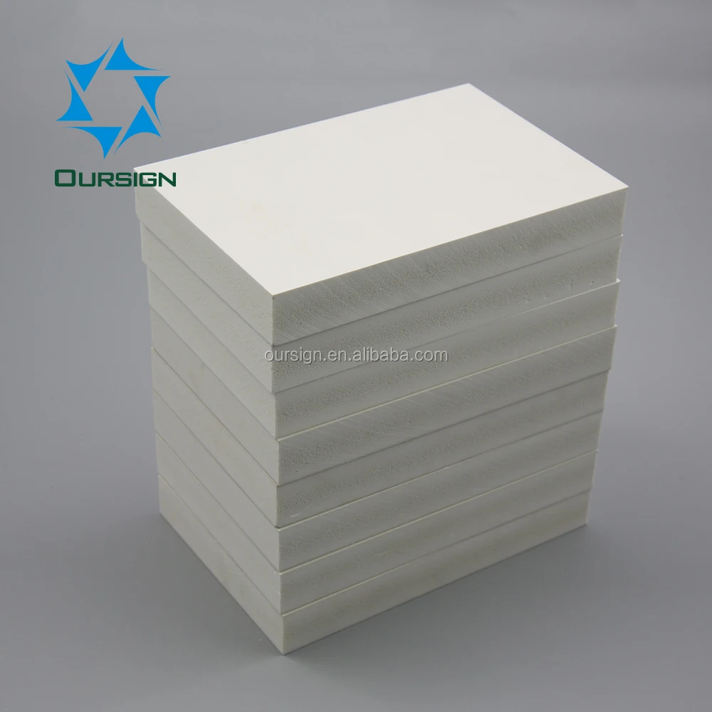 PVC Foam Board 2440 X 1220 X 16mm -- 500kg/m3-White Celuka Extruded
