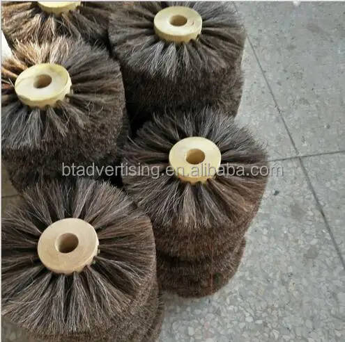 
Supply nylon yarn dyeing machine polishing brush wheel custom nylon wheel brush 