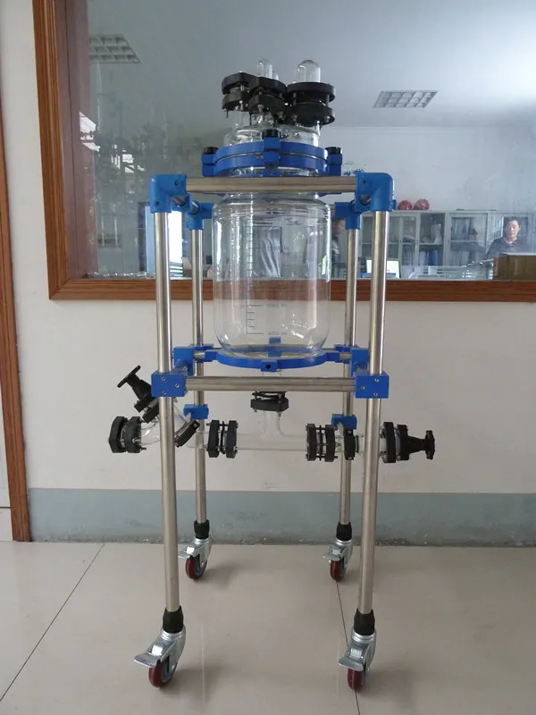 Wholesale alibaba china double glass chemical reactor 100l