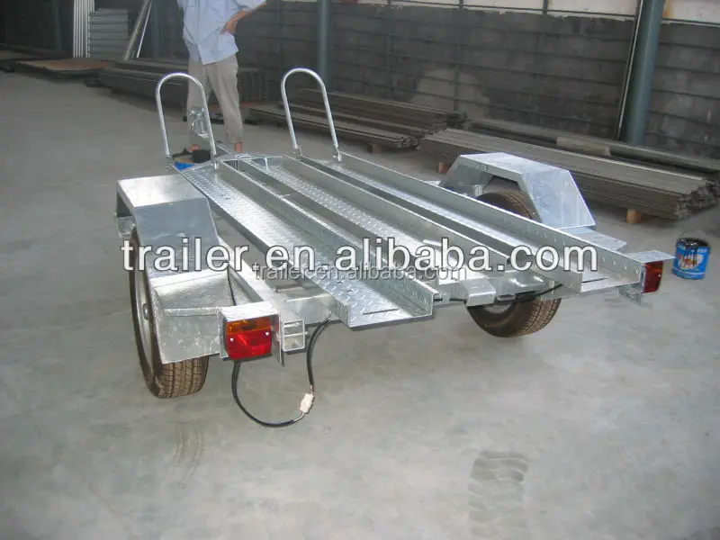 2023 NEW  Galvanized Motorcycle  Trailer /ATV Trailer