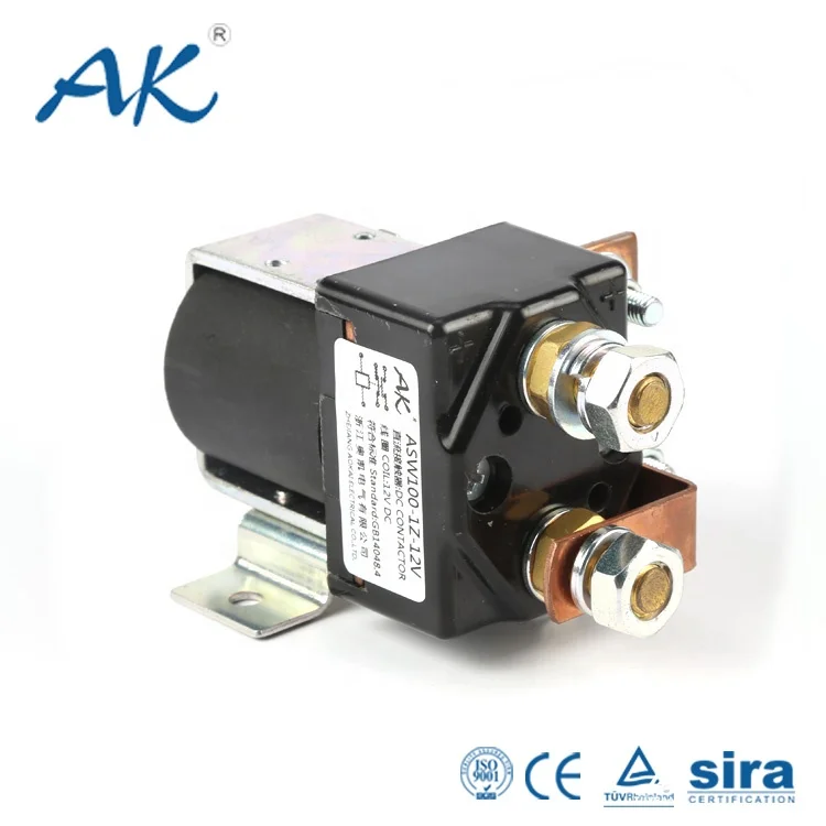 AOKAI ASW125A  SPST 12V 24V 36V 48V 100A dc magnetic latching relay