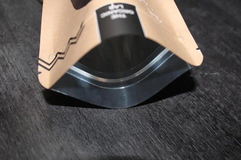 Laminated aluminum foil zip lock kraft paper food packaging bag