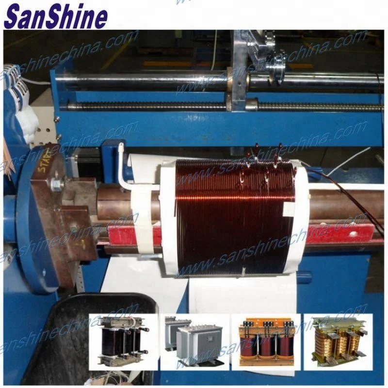 
Precision CNC automatic high torsion electric big power transformer coil winding machine(SS810) 