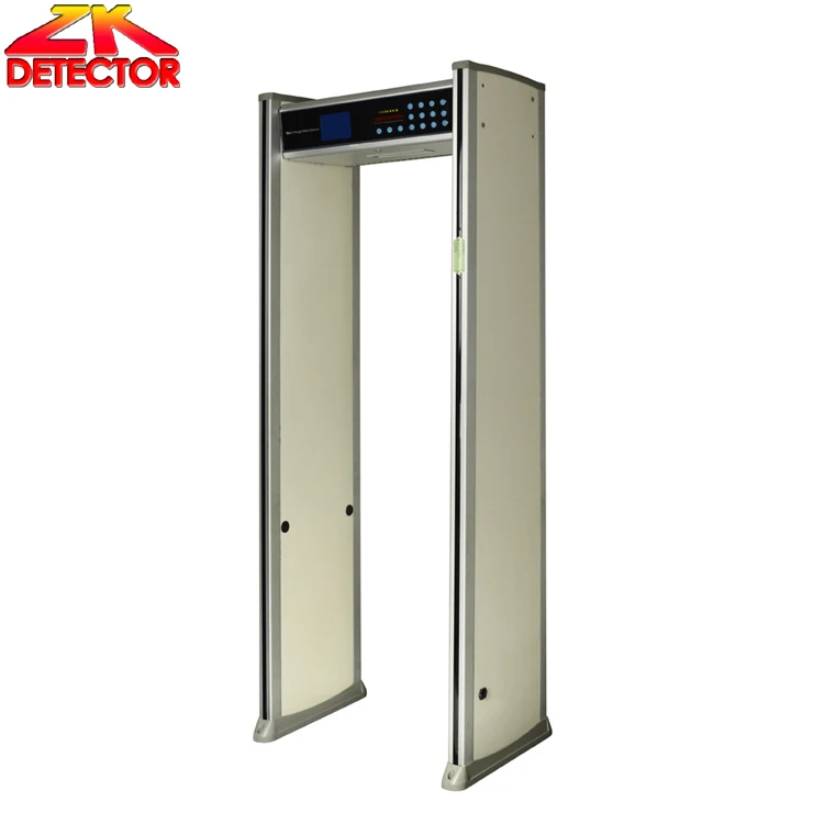 
 Высокая чувствительность 33 зоны Multizone ходьбы через детектор металла с батарея резервного копирования  