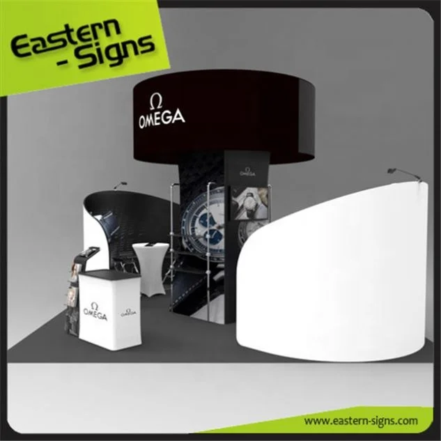 Latest tension fabric trade fashion easily set up led inflatable photo booth