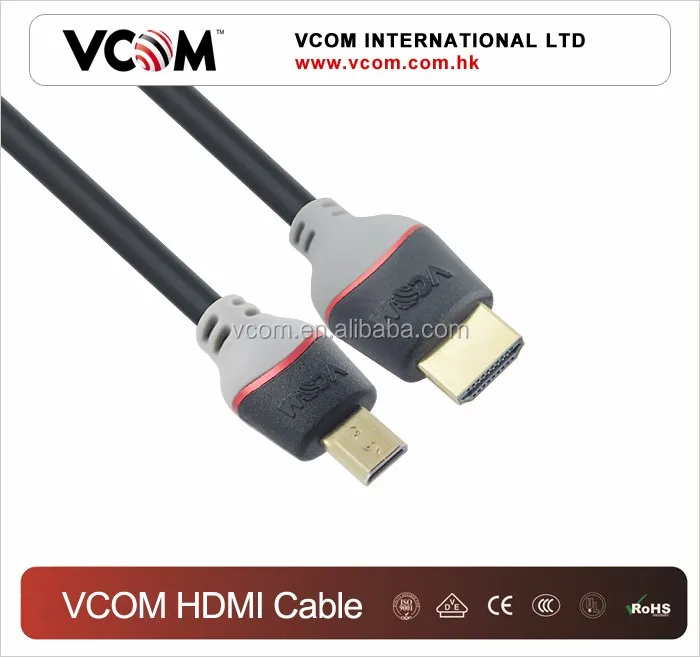 Premium Gold Тип D Micro USB HDMI Кабель Подключения к Камеры, таблетки, Avi, HDMI Кабель MHL