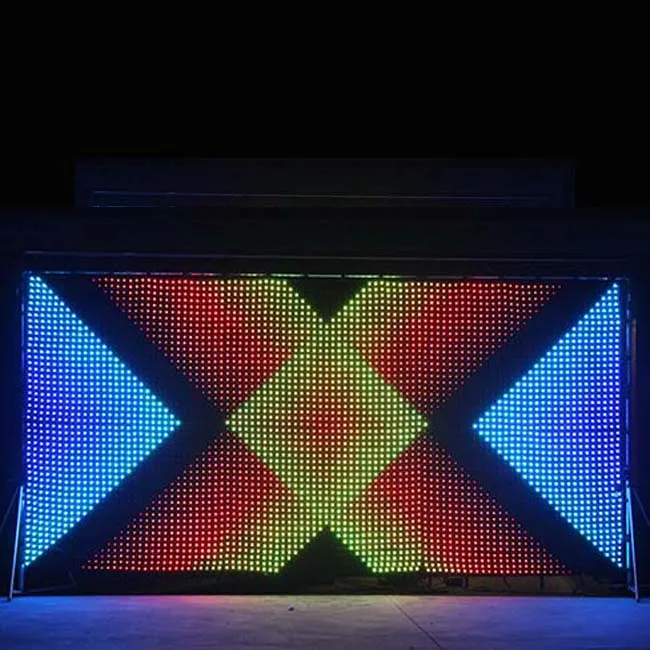 fabric star cloth decorative net lights