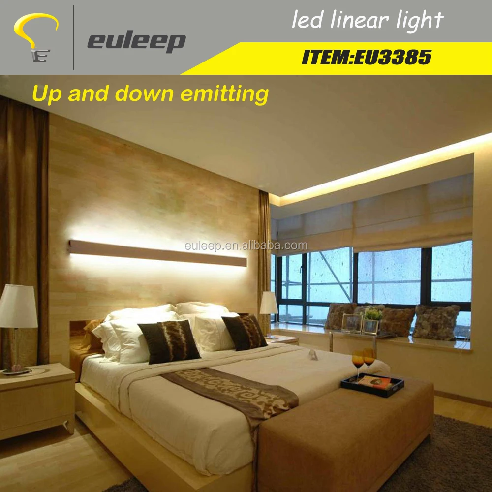 new ceiling suspended 1.2m led linear light up and down direct and indirect linkabble 5 4ft linear light 8ft led light dimmable