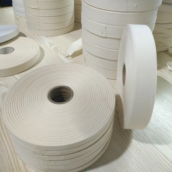 Wholesale Cotton Tape Roll Clothing Care Label White Cotton Binding Ribbon Tape For Printing