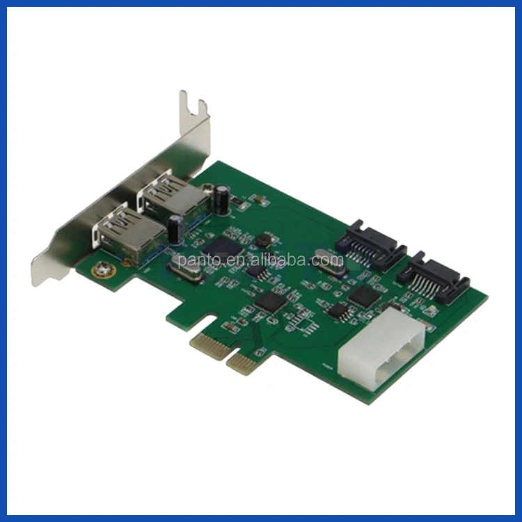 PCI-Express 2port USB 3.0 SATA RAID Converter Adapter Card