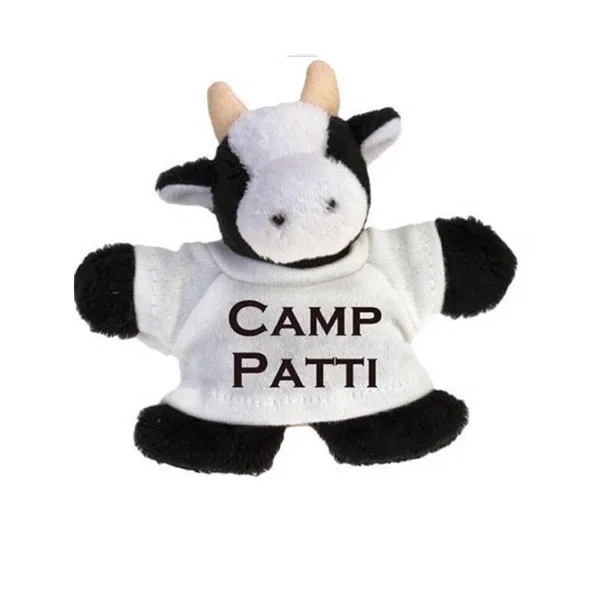 Soft animal duck toy custom plush fridge magnet W/T-shirt