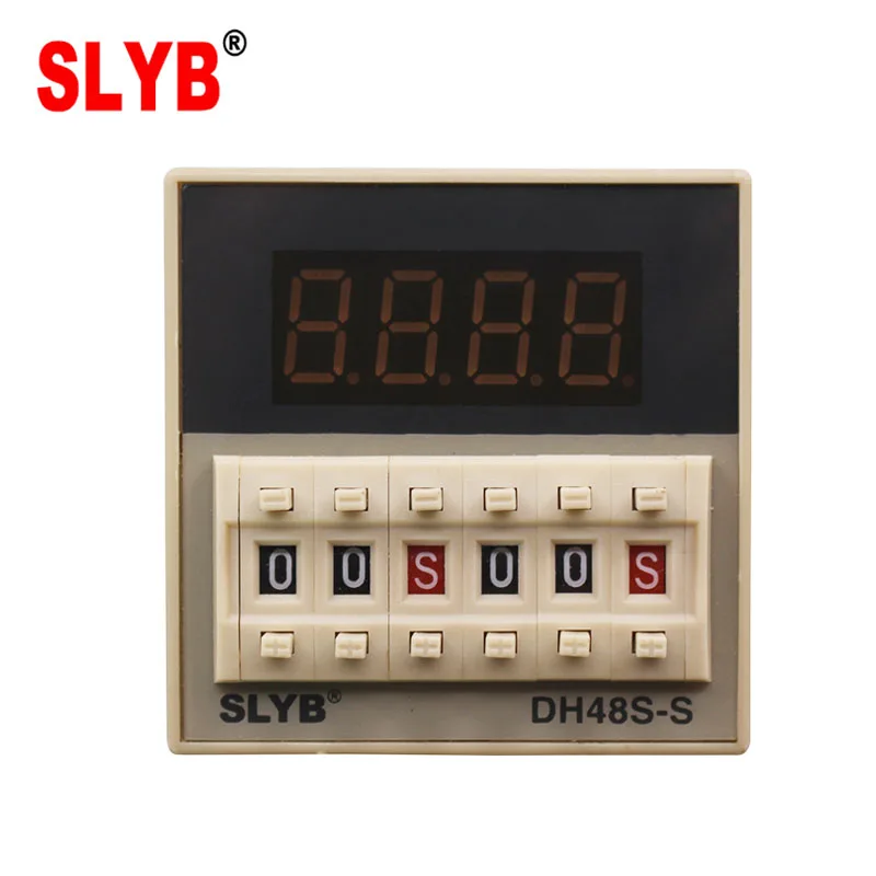 Good Sales Time Delay Relay DH48S-S Timer AC220V Seconds and Minutes with Base