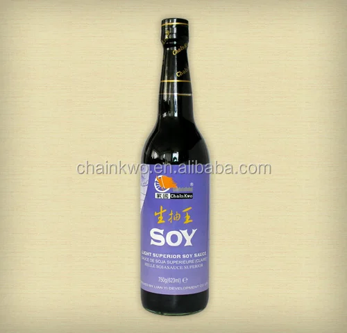 
Стеклянная бутылка соевого соуса 623 мл для здорового образа жизни 