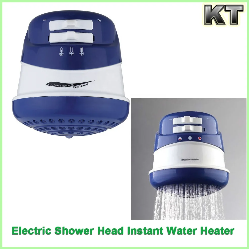 Electric Instant Hot Water Shower Head Tankless Fast Heating Heater 110V 120V