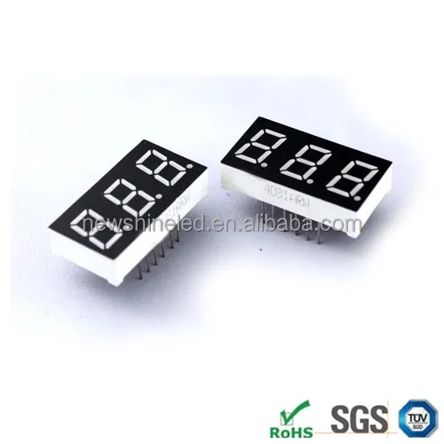 3 digits 7 segment led display 0.28 inch led digital display led seven segment display for outdoor digital signage solutions