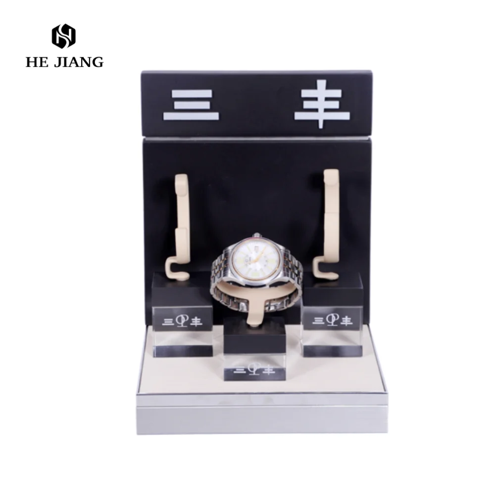 Hot-selling Wood Table Display Rack Personalized Customized Counter Watch Display Rack