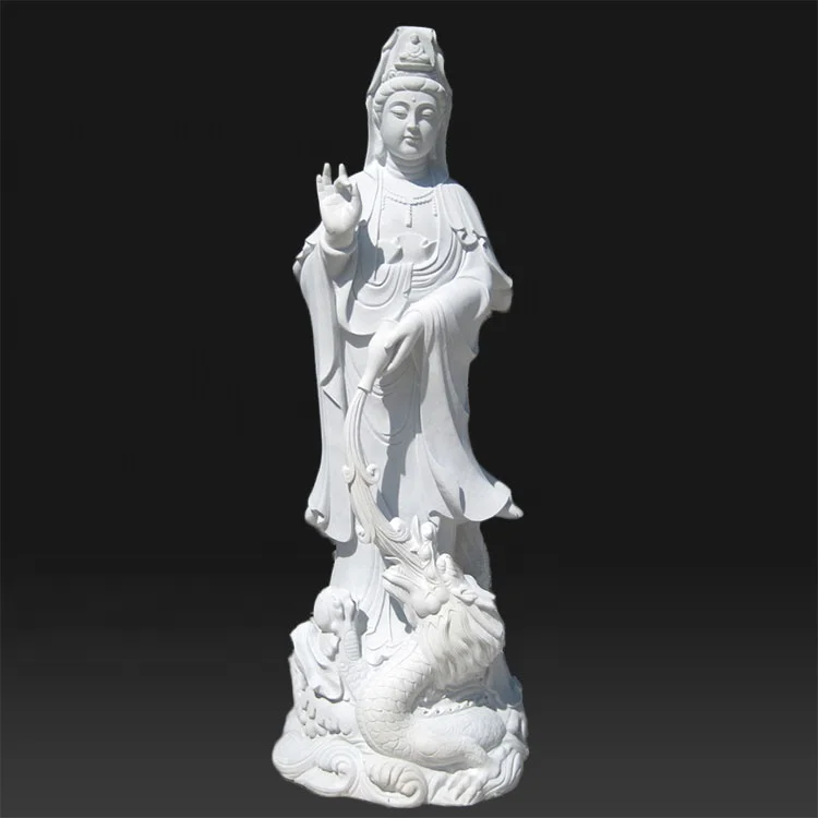 Outdoor Garden White Female Alabaster Statues Buddha Lady for Sale Outdoor / Garden Decoration Online Technical Support EASTERN