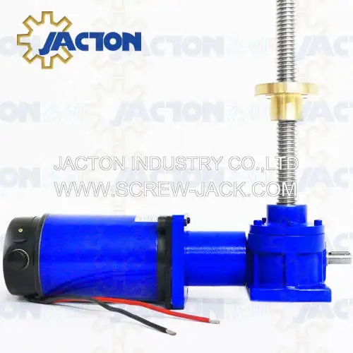 thailand client JTW-15T to JTW-35T electric motor motorized screw jack for raising system for raise lower the tower