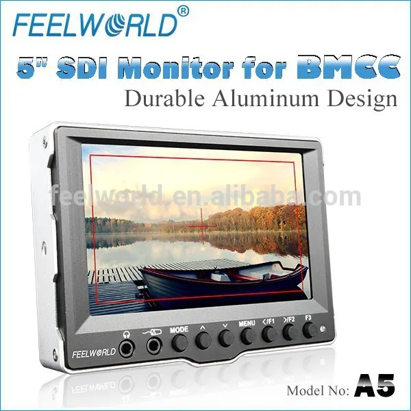 Feelworld новый 5-дюймовый мини жк-камеры монитор с 1080 23.98 24 a5