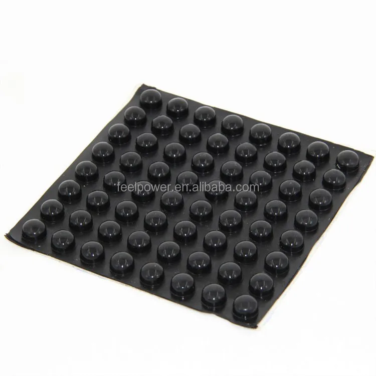 Soft Self Adhesive Silicone Rubber Bumpers Pads Anti slip bumpons for Furniture