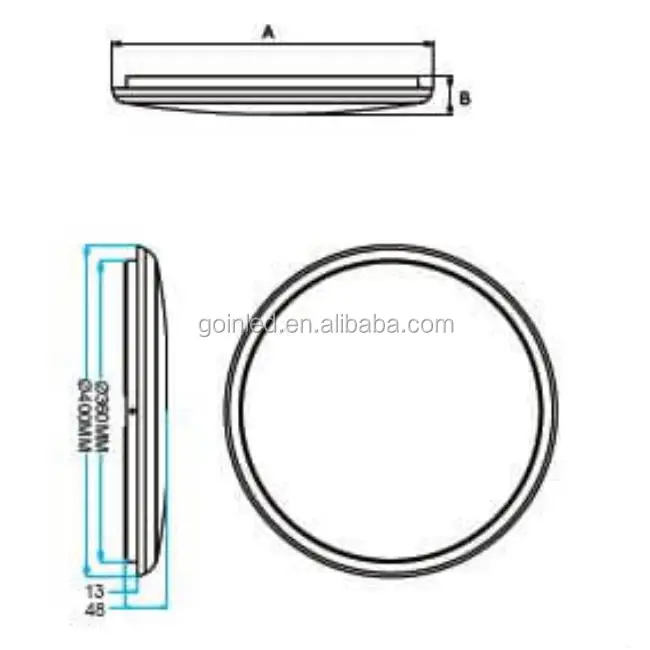Hot-Sale High Efficient Slim LED Oyster Ceiling mount Light 30w CCT changeable dimmable led ceiling light