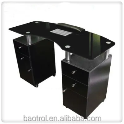 Customized modern design manicure table pure/modified acrylic solid surface nail table