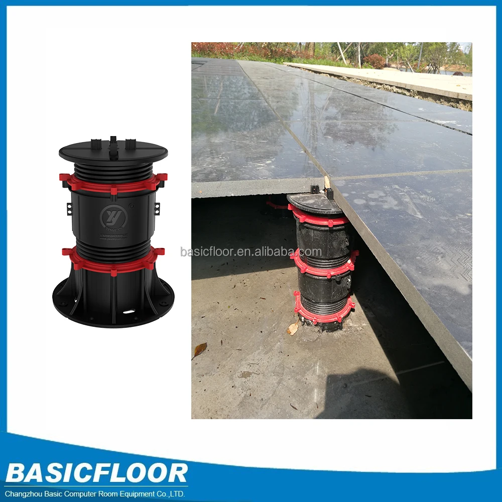 
Alibaba China wholesale accessories height adjustable plastic pedestal raised floor system 