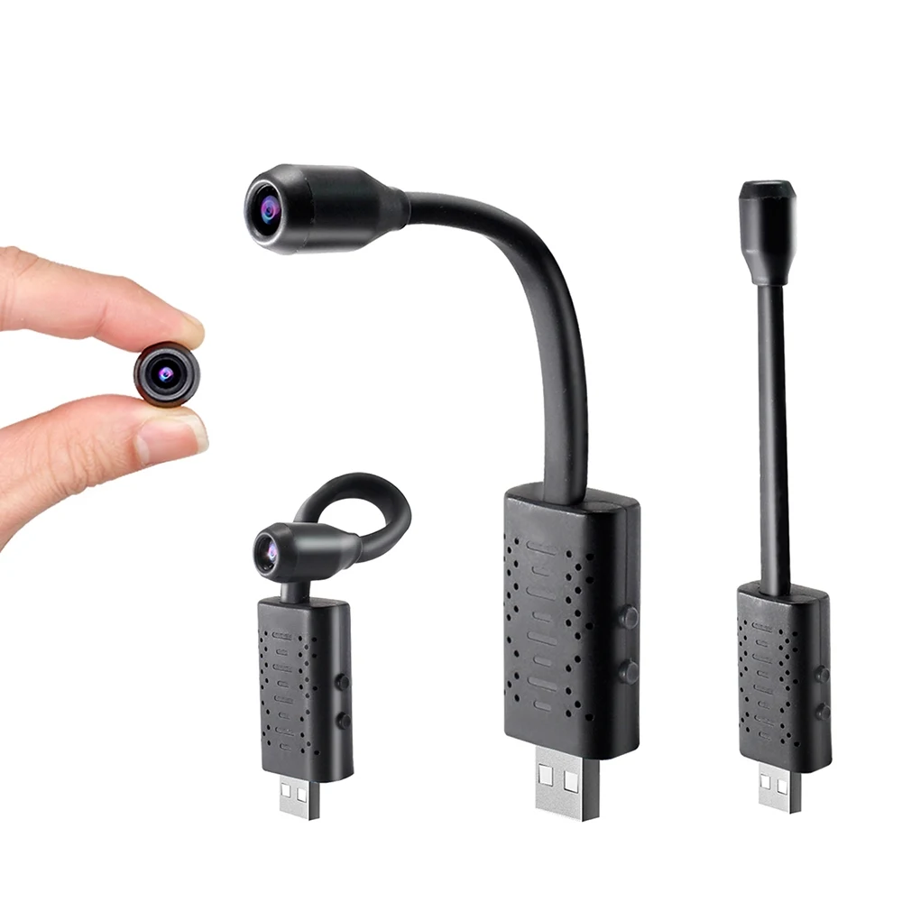 USB Charger Camera Mini PIR Video Recorder 100 View Angle