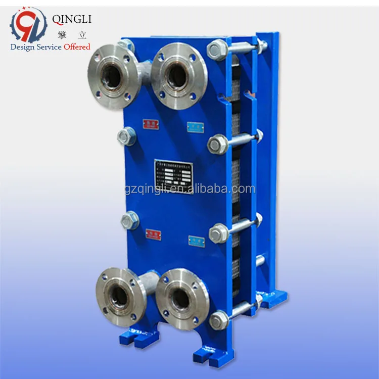 Stainless Steel Gasket Plate Heat Exchanger Cooling Chiller for Beer Plant