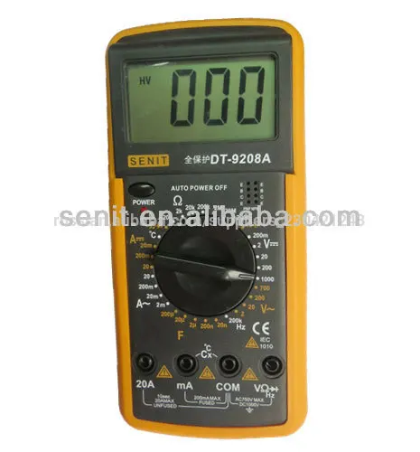 топ производителя цифровой мультиметр dt9208a с частотой тест