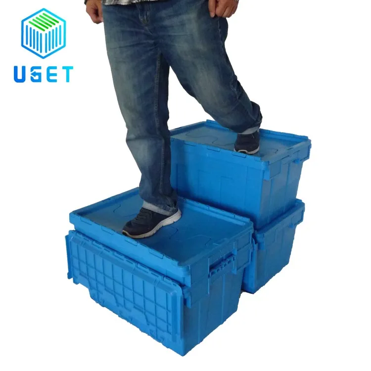 
2019 Stack Nest Standard Transporting PlasticTote Crate MovingTurnover Bin for Moving Company 
