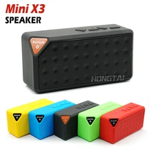 Mini X3 Bluetooth Speaker Portable Wireless Handsfree TF FM Radio Built in Mic MP3 Subwoofer with Detachable Battery 2015 New