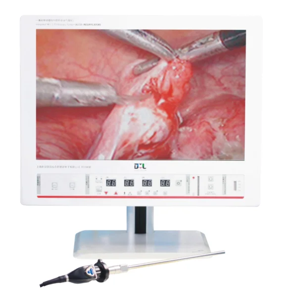Integrated 3 in 1 Full HD endoscopy camera integration system of insufflator cold light sources for general surgery urology Aids