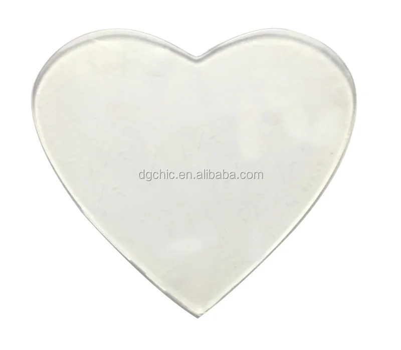 
Wholesale Reusable Heart shape Transparent Silicone Anti-Aging Pad Reduce Chest Wrinkles Pad 