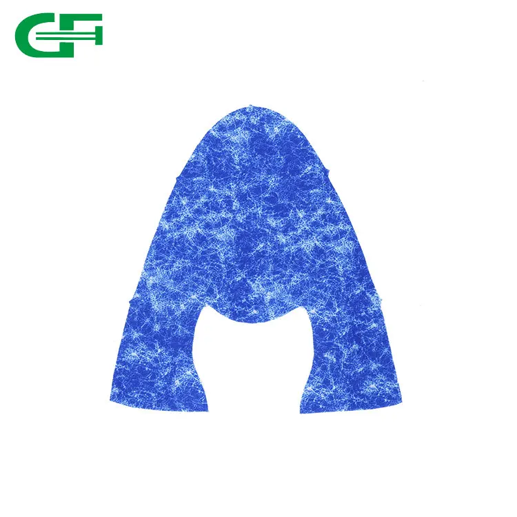 Factory Supply Fashion Blue Non Woven Upper Fabric for Shoes Making Material