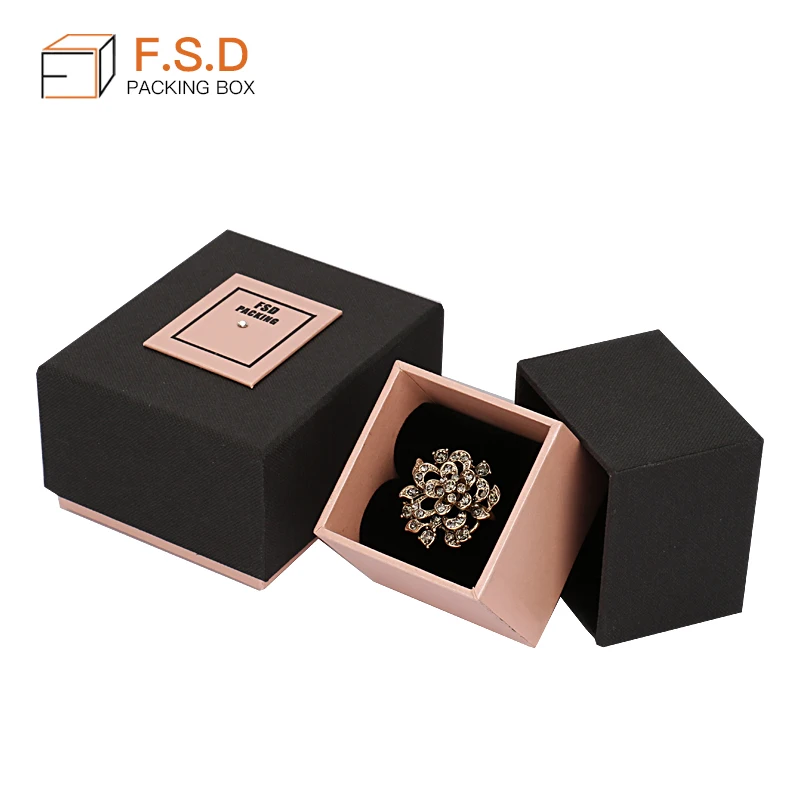 FSD high quality custom logo luxury gift cardboard paper jewelry box