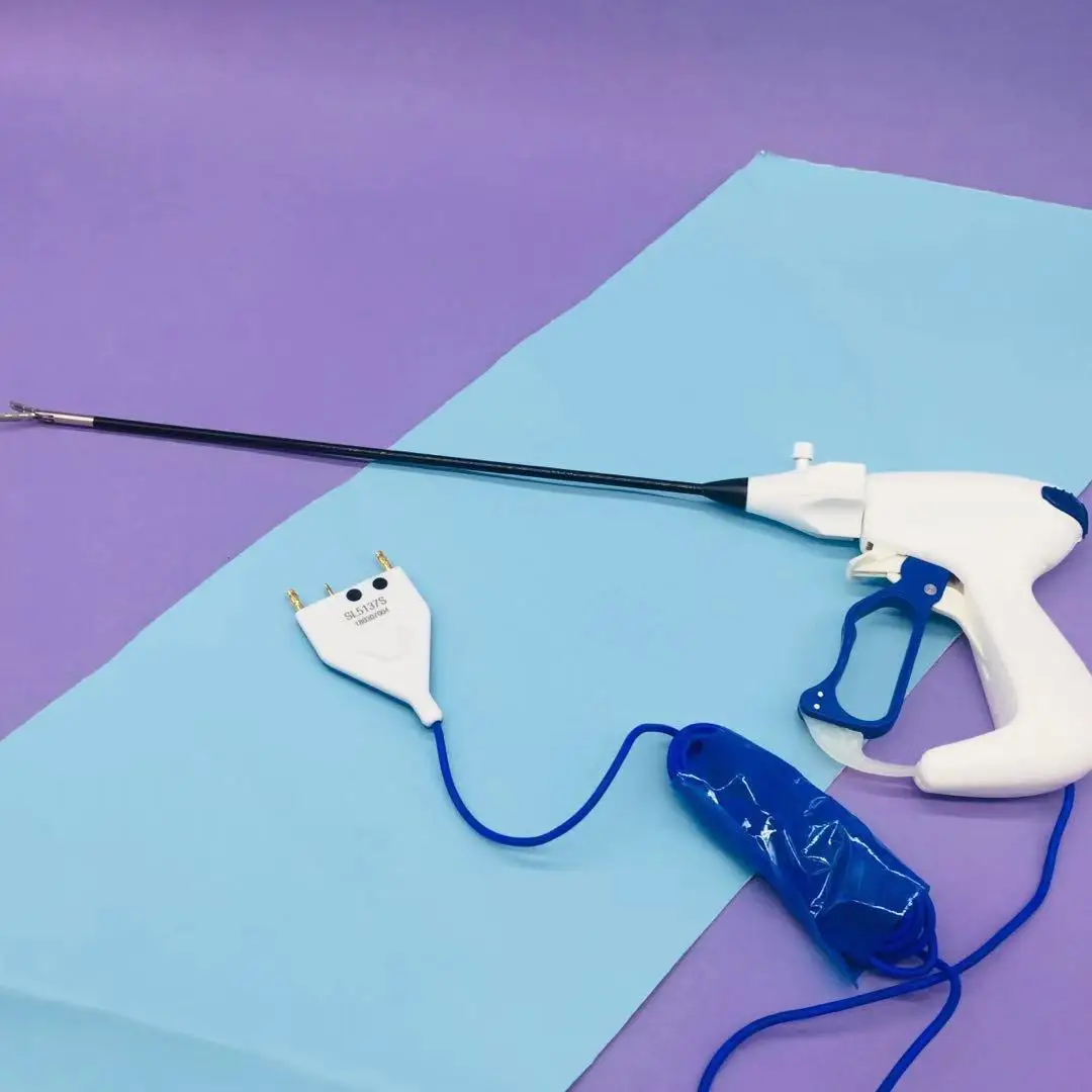 Electrocoagulation laparoscopic bipolar forceps electrosurgical instrument